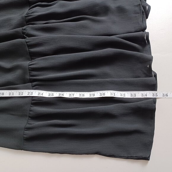 A-line Tiered Mini Summer Dress - Picture 14 of 16